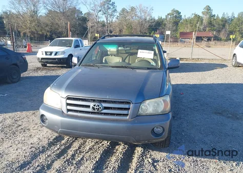2006 Toyota Highlander from USA, damaged, VIN JTEGD21A660139673